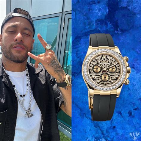 rolex neymar|Neymar jr green dial.